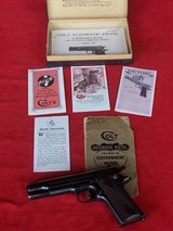Colt Government Model 1911 .45 Caliber in Box with paperwork from 1920 - 20 of 20