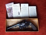 Colt New Service Revolver .45 Colt with a 5 1/2” Barrel in original Box - 20 of 20
