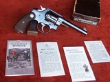 Colt New Service Revolver .45 Colt with a 5 1/2” Barrel in original Box - 2 of 20