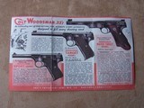 Colt 1st Model Woodsman Sport .22 Caliber in Box with Paperwork - 19 of 20