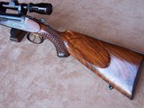 Ludwig Borovnik .300 Winchester Magnum SxS Double Rifle with Scope & Fancy Wood - 5 of 20