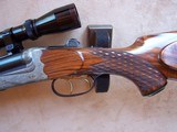 Ludwig Borovnik .300 Winchester Magnum SxS Double Rifle with Scope & Fancy Wood - 11 of 20