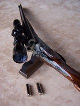 Ludwig Borovnik .300 Winchester Magnum SxS Double Rifle with Scope & Fancy Wood - 18 of 20