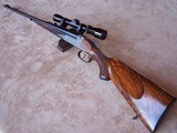 Ludwig Borovnik .300 Winchester Magnum SxS Double Rifle with Scope & Fancy Wood - 1 of 20