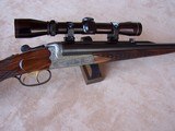 Ludwig Borovnik .300 Winchester Magnum SxS Double Rifle with Scope & Fancy Wood - 7 of 20