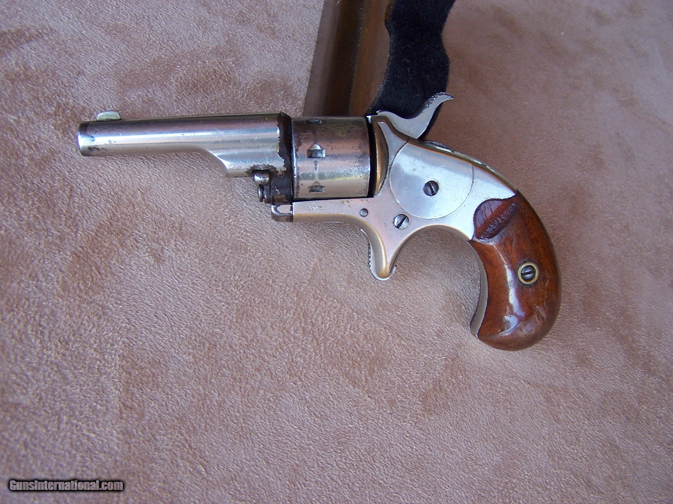 Colt Open Top Nickel Spur Hammer 1871 .22 Revolver