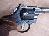 Colt 1950 Officers Model Special .22 caliber Alvin White Engraved with Roper Grips - 3 of 20