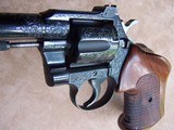 Colt 1950 Officers Model Special .22 caliber Alvin White Engraved with Roper Grips - 8 of 20