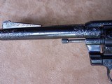Colt 1950 Officers Model Special .22 caliber Alvin White Engraved with Roper Grips - 13 of 20