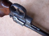 Colt 1950 Officers Model Special .22 caliber Alvin White Engraved with Roper Grips - 10 of 20