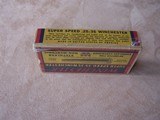 Winchester .25-35 Full Box of Collector Ammo. Early Box in Excellent Condition - 2 of 3