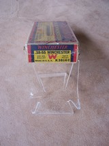 Winchester .38-55 Full Box of Collector Ammo. Early Box in Excellent Condition - 2 of 3