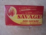 Savage Full Box of Indian Head .300 Savage Ammo As New, Perfect for Savage Model 1899 - 1 of 3