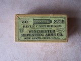 Winchester Rim Fire .38 Long Box of Collector Ammo in Mint Condition - 1 of 5