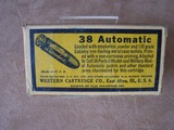 Western .38 Automatic Box of Ammo Colt, Savage Pistol - 2 of 7