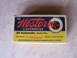 Western .38 Automatic Box of Ammo Colt, Savage Pistol - 7 of 7