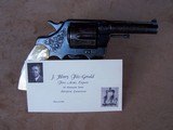 Colt Engraved Army Special .38 Special Flat Top Vent Rib Pearl Grips Fitz Style Cut-A-Way - 17 of 20