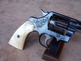 Colt Engraved Army Special .38 Special Flat Top Vent Rib Pearl Grips Fitz Style Cut-A-Way - 12 of 20