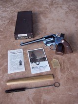 Colt Police Positive Special .38 with 6” barrel and Checkered Walnut Grips from 1924 in the Box - 1 of 20