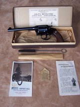 Colt Police Positive Special .38 with 6” barrel and Checkered Walnut Grips from 1924 in the Box - 18 of 20