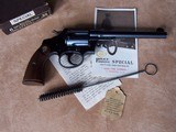 Colt Police Positive Special .38 with 6” barrel and Checkered Walnut Grips from 1924 in the Box - 2 of 20