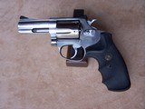 Smith & Wesson 3” BarrelModel 60-4 Target Model in .38 Special Revolver with Overland Leather Holster - 1 of 20