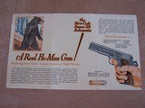 Colt Super Automatic pre-war (1930's) color advertising brochure (Rare) - 2 of 3