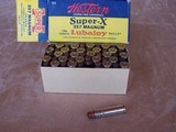 Full box of Pre-War Western SuperX .357 Magnum Ammo, Very Collectible - 6 of 6