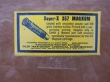 Full box of Pre-War Western SuperX .357 Magnum Ammo, Very Collectible - 5 of 6