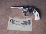 Colt Nickel Pocket Positive 1st Model 3 1/2” Barrel with Pearl Grips - 16 of 20