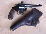 Very Rare Colt United States Marine Corps New Service 1909 D.A. 45 Colt Revolver with Matching USMC Holster - 13 of 20