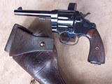 Very Rare Colt United States Marine Corps New Service 1909 D.A. 45 Colt Revolver with Matching USMC Holster - 14 of 20