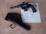 Very Rare Colt United States Marine Corps New Service 1909 D.A. 45 Colt Revolver with Matching USMC Holster - 15 of 20