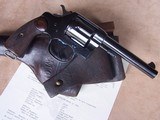 Very Rare Colt United States Marine Corps New Service 1909 D.A. 45 Colt Revolver with Matching USMC Holster - 1 of 20