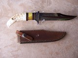 Ray Beers Custom Bowie with Eagle head handle. - 4 of 5