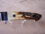R.J Darby "Loveless Style Drop Point Hunter" with Stag Handle - 3 of 7