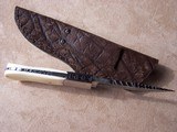 Steve Fecas Hippo Ivory Handle Custom Knife with Amazing Filework - 11 of 11