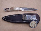 Mike Franklin Boot Knife with Stag Handle - 5 of 11