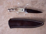 Mike Franklin Boot Knife with Stag Handle - 2 of 11