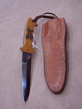 Mike Franklin Boot Knife with Falcon Scrimshaw - 6 of 8