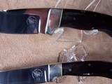 Andy Blackton Piggy Back set of Buffalo Handle Hunting Knives - 2 of 6