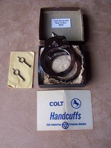 Colt Handcuffs from the 1960's. New in original Box. - 3 of 14