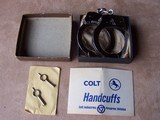 Colt Handcuffs from the 1960's. New in original Box. - 8 of 14
