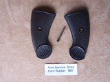 Colt New Service Black Hard Rubber Grips - 2 of 3