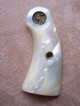 Original Colt Police Positive Pearl Grips with Medallions - 3 of 4