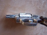 Smith & Wesson Fully Engraved Model 649 .38 Special Stainless Steel 1 7/8” Barrel As New - 5 of 17