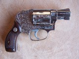 Smith & Wesson Fully Engraved Model 649 .38 Special Stainless Steel 1 7/8” Barrel As New - 14 of 17