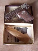 Colt Nickel 1908 .25 Auto in the box with brush & paperwork. Excellent. - 8 of 20