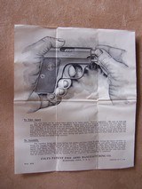 Colt Nickel 1908 .25 Auto in the box with brush & paperwork. Excellent. - 18 of 20