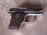 Colt Nickel 1908 .25 Auto in the box with brush & paperwork. Excellent. - 4 of 20